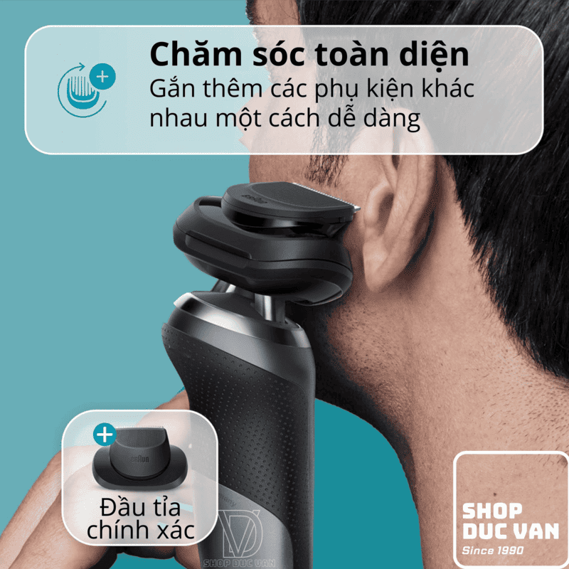 Máy Cạo Râu Braun Series 7 7120s Cạo Ướt & Khô