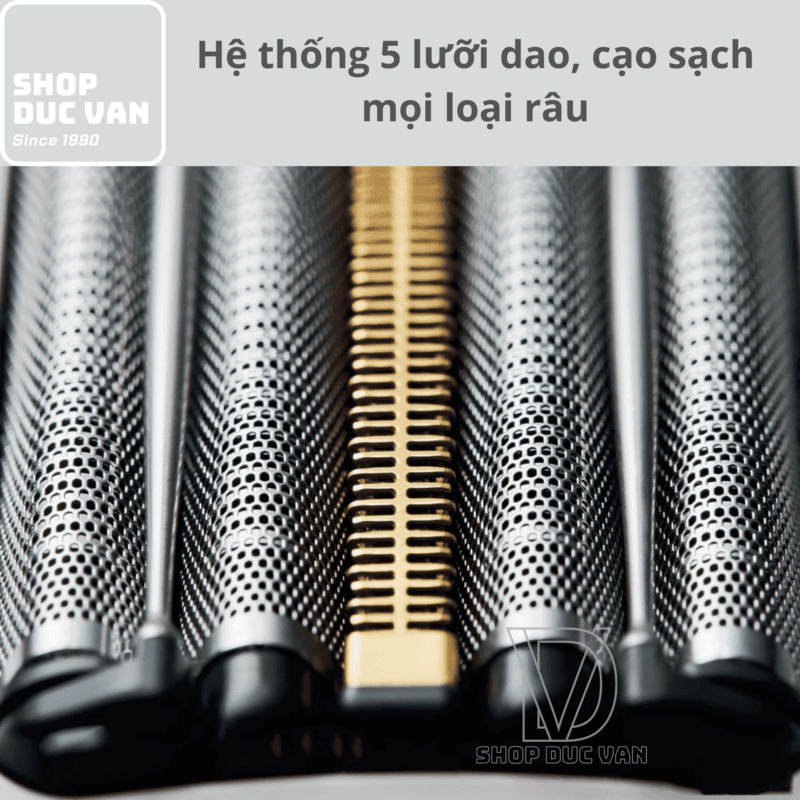Máy Cạo Râu Panasonic ES-PV3A-K Cảm Biến AI Thông Minh Hệ Thống 5 Lưỡi Nhật Bản, Động Cơ Tuyến Tính Siêu Tốc, Made In Japan
