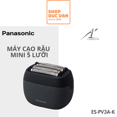 Máy Cạo Râu Panasonic ES-PV3A-K Cảm Biến AI Thông Minh Hệ Thống 5 Lưỡi Nhật Bản, Động Cơ Tuyến Tính Siêu Tốc, Made In Japan