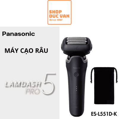 Máy Cạo Râu Panasonic Lamdash 5 Pro ES-L551D 5 Lưỡi Bản Cao Cấp Máy Cạo Râu Khô Và Ướt Cao Cấp Made In Japan